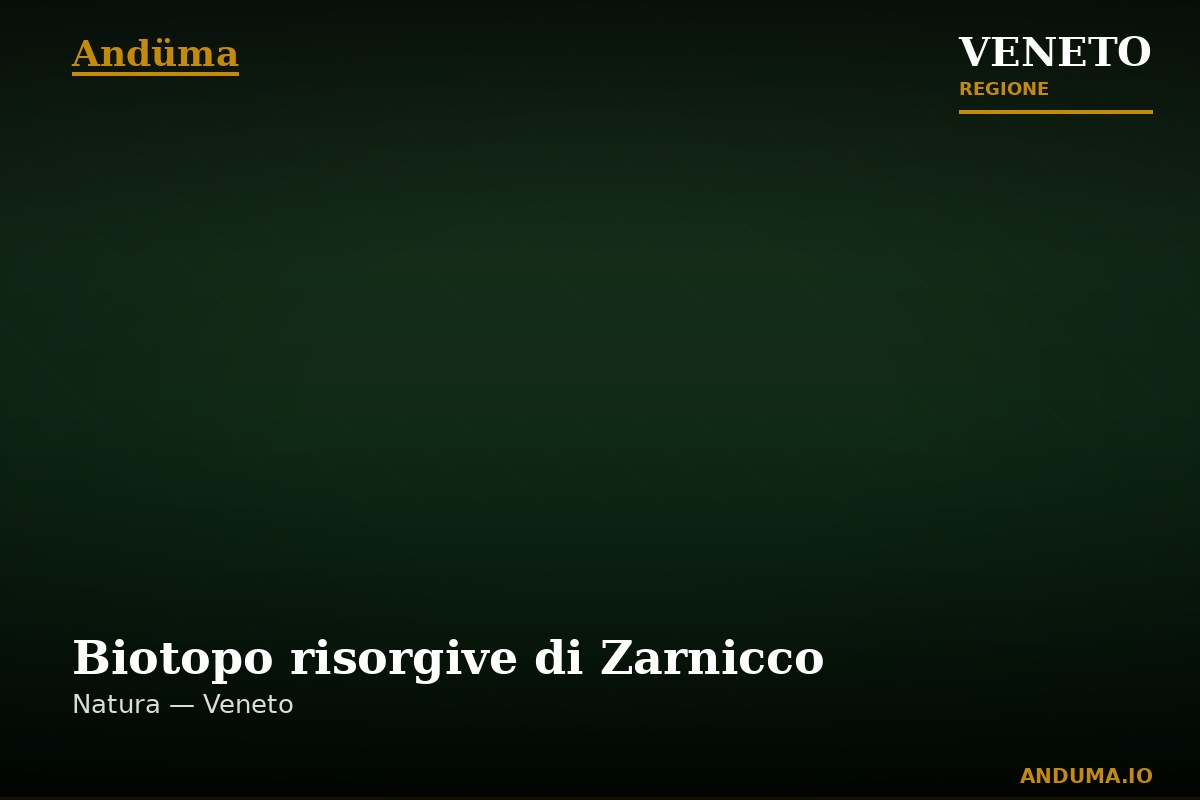 Biotopo risorgive di Zarnicco — Punto di interesse , Venezia