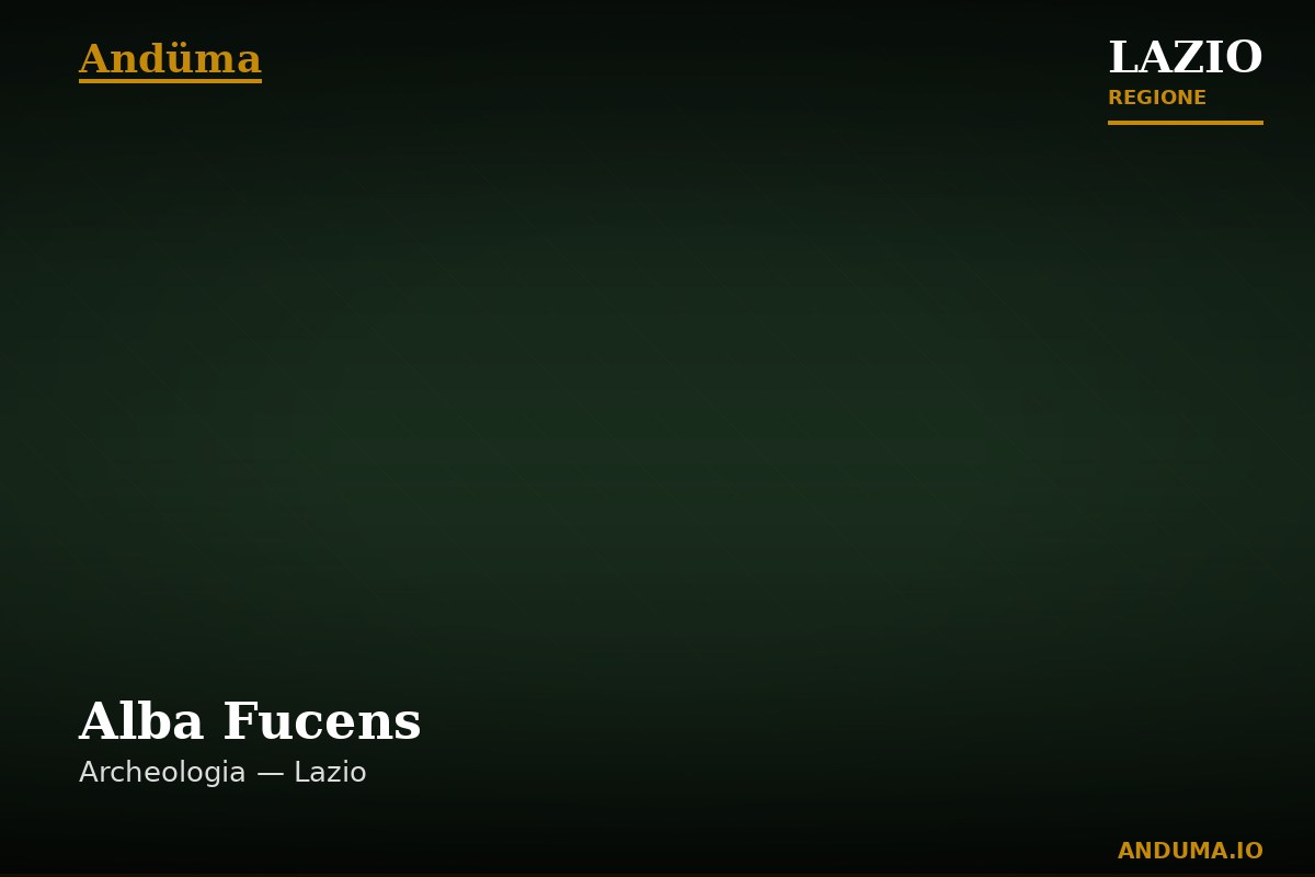 Alba Fucens — Punto di interesse , Roma