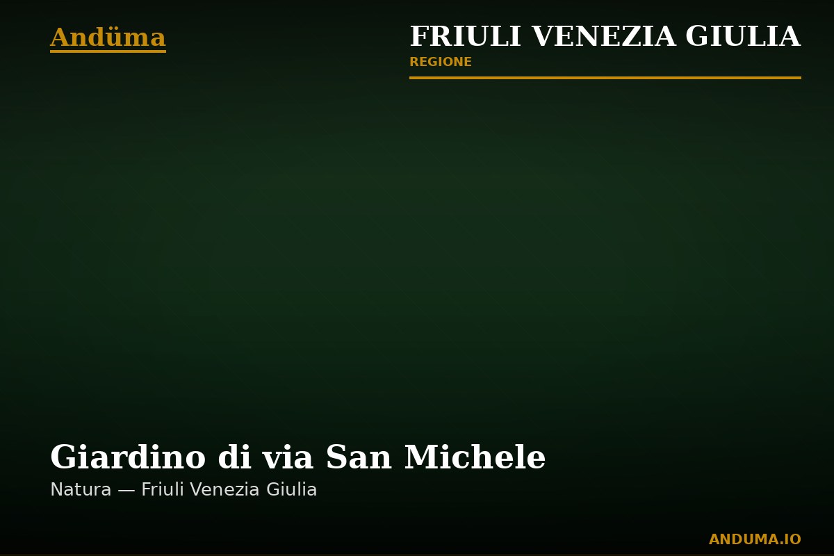 Giardino di via San Michele — Punto di interesse a Trieste, Trieste