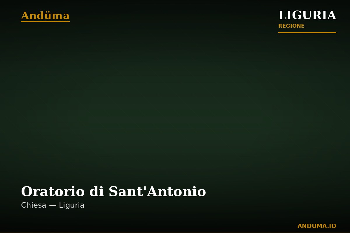 Oratorio di Sant'Antonio — Punto di interesse a Cinque Terre, La Spezia