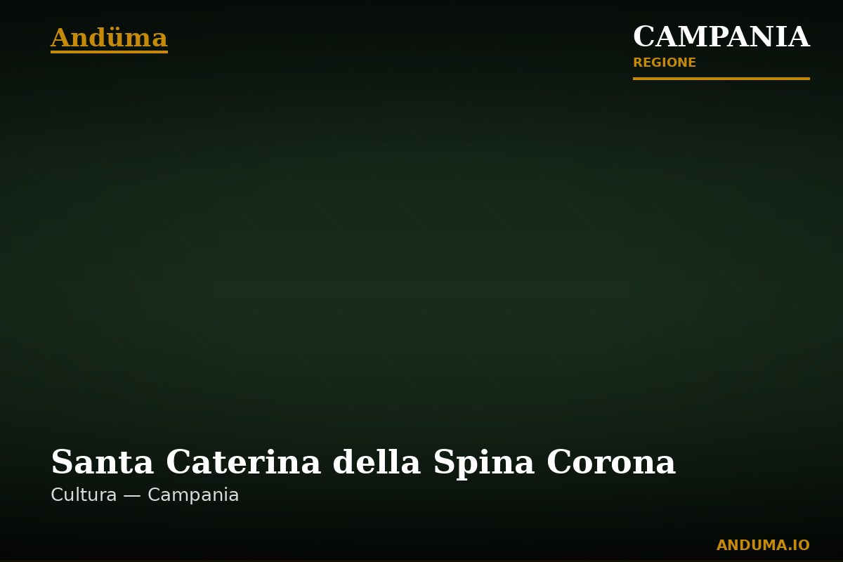 Santa Caterina della Spina Corona — Punto di interesse a Napoli, Napoli