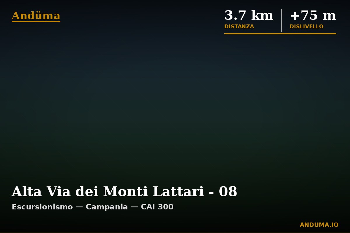 Alta Via dei Monti Lattari - 08 — Punto di interesse , Piedmont