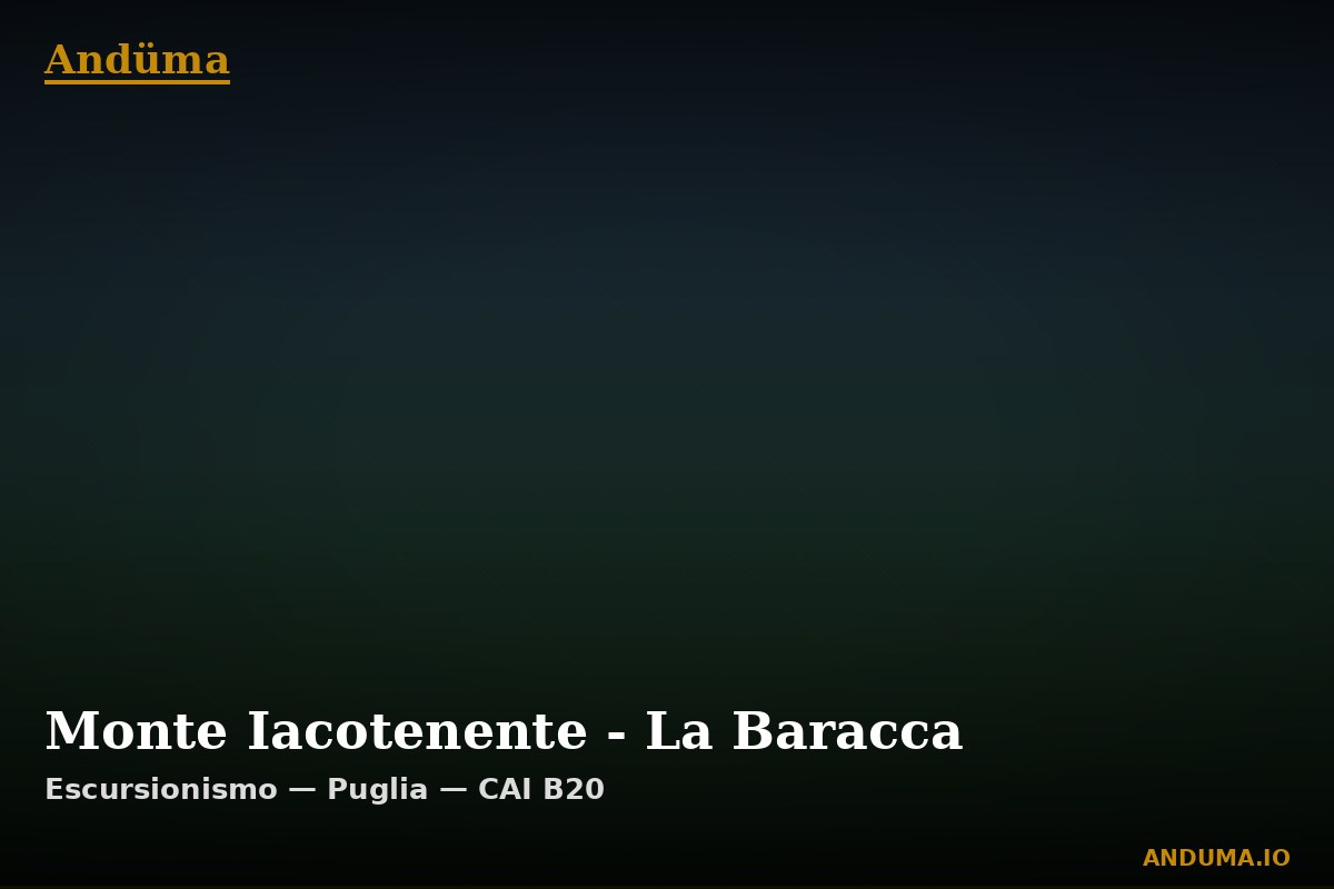 Monte Iacotenente - La Baracca — Punto di interesse , Piedmont
