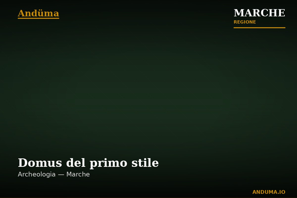 Domus del primo stile — Punto di interesse , Ancona