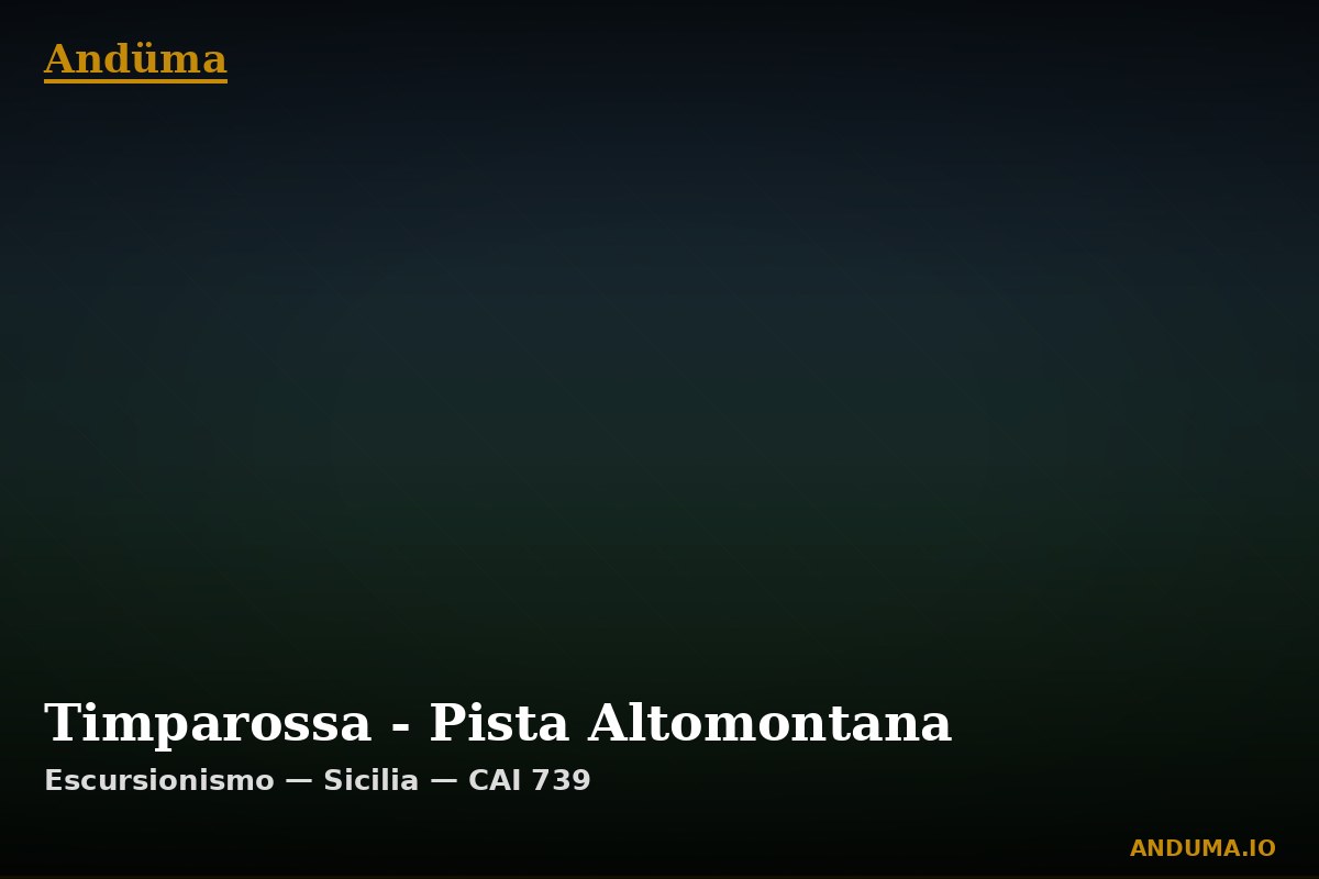 Timparossa - Pista Altomontana — Punto di interesse , Piedmont