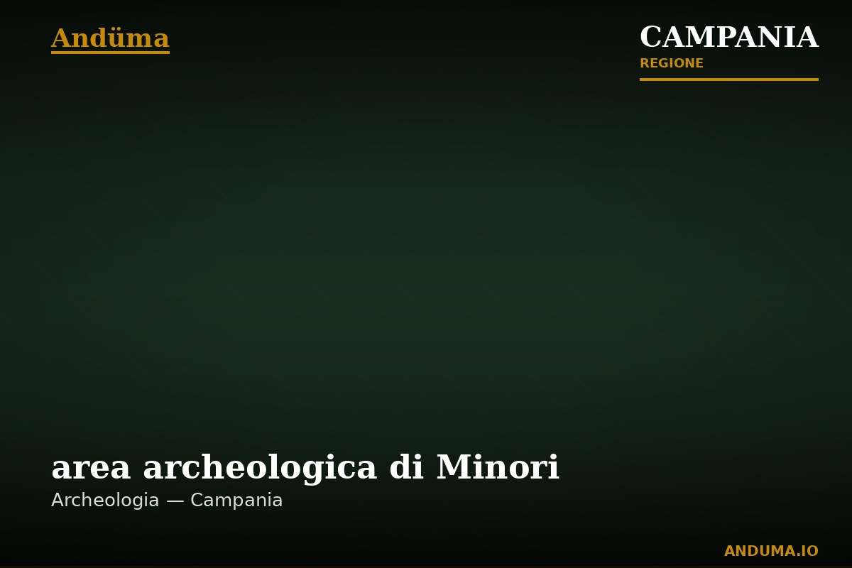 area archeologica di Minori — Punto di interesse , Napoli