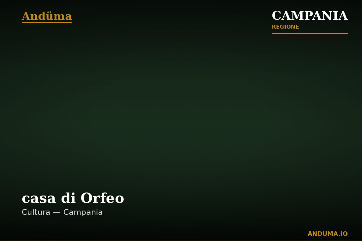 casa di Orfeo — Punto di interesse , Napoli