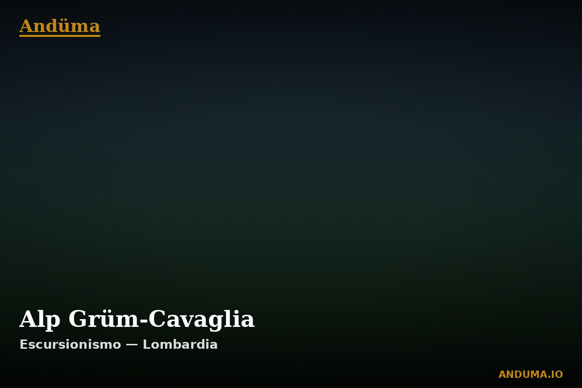 Alp Grüm-Cavaglia — Punto di interesse , Piedmont