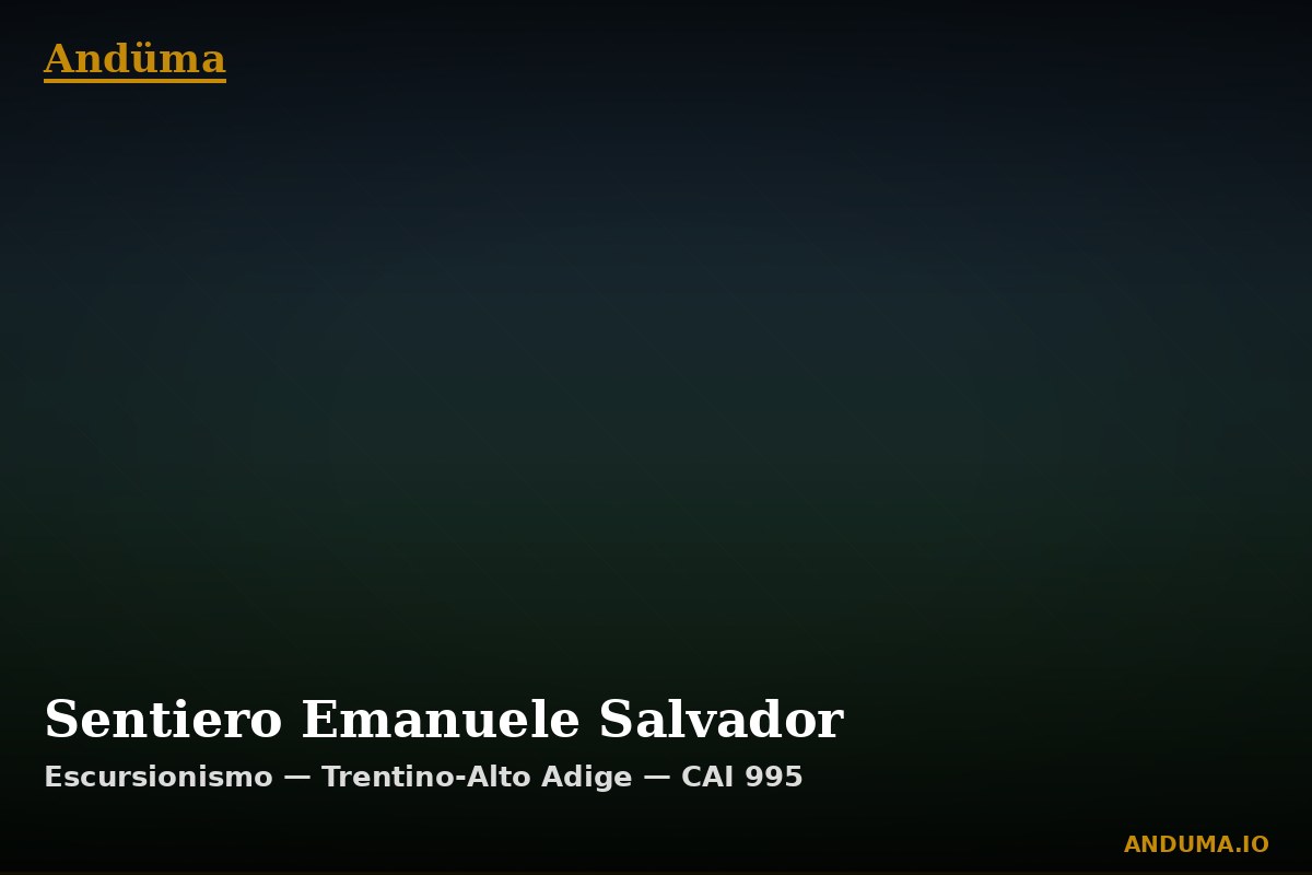 Sentiero Emanuele Salvador — Punto di interesse , Piedmont