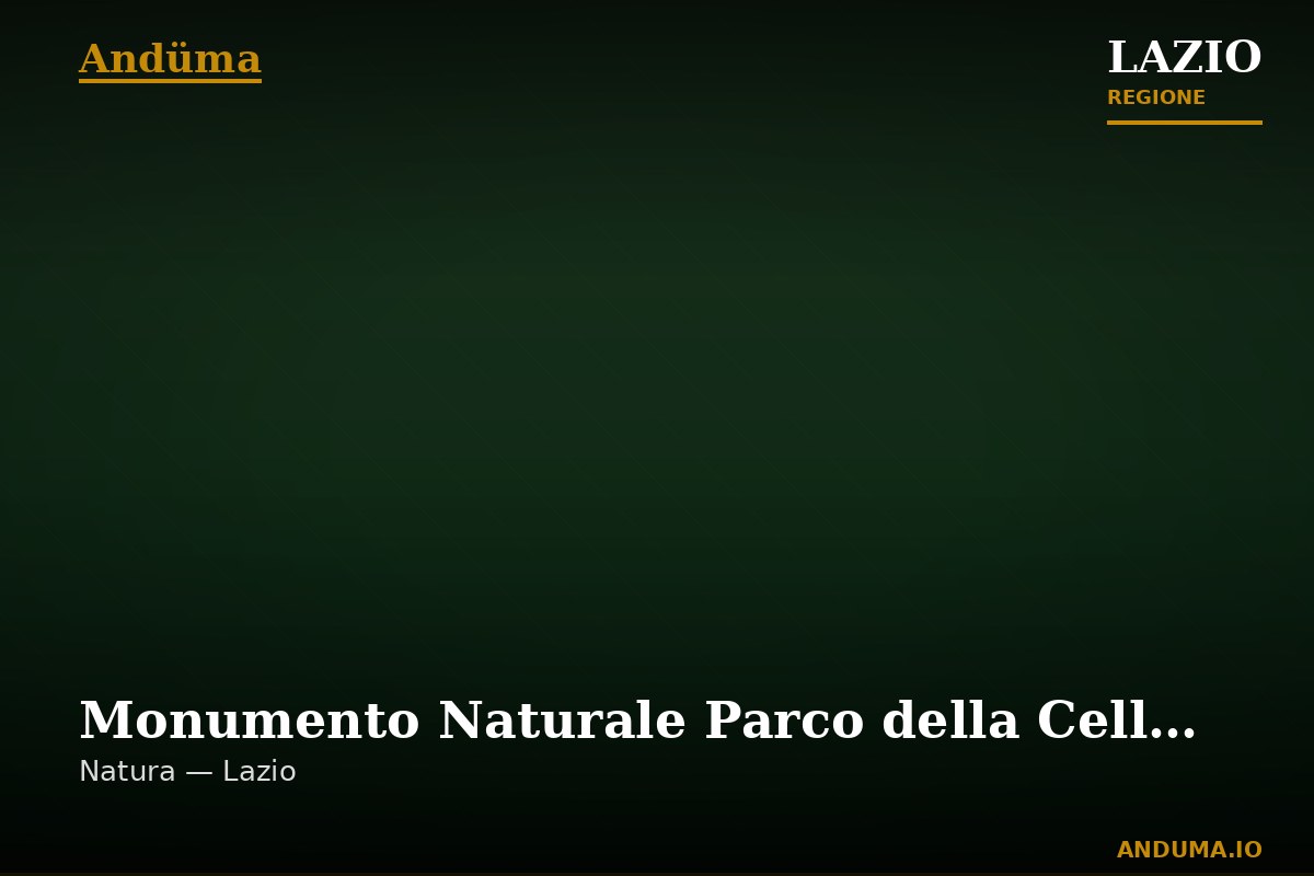 Monumento Naturale Parco della Cellulosa — Punto di interesse , Roma