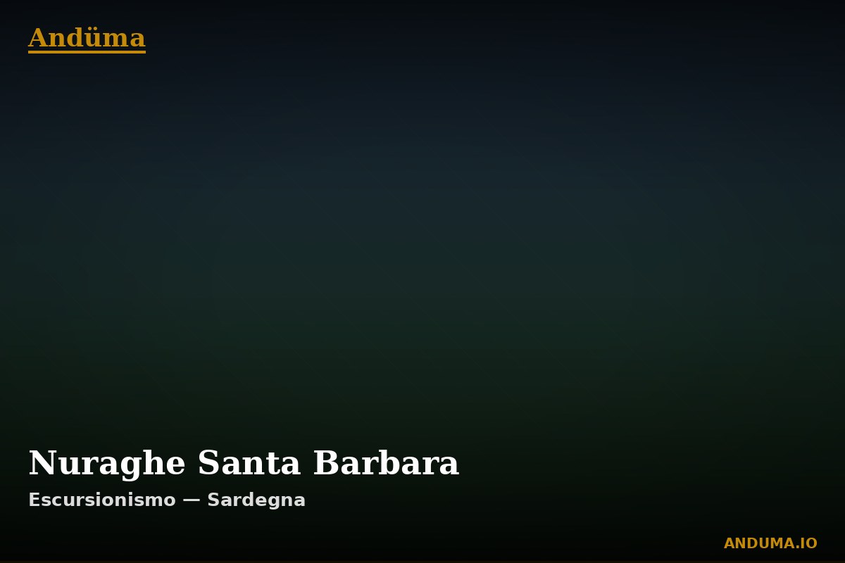Nuraghe Santa Barbara — Punto di interesse , Piedmont