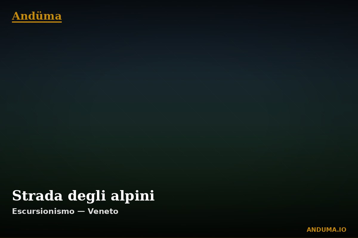 Strada degli alpini — Punto di interesse , Piedmont