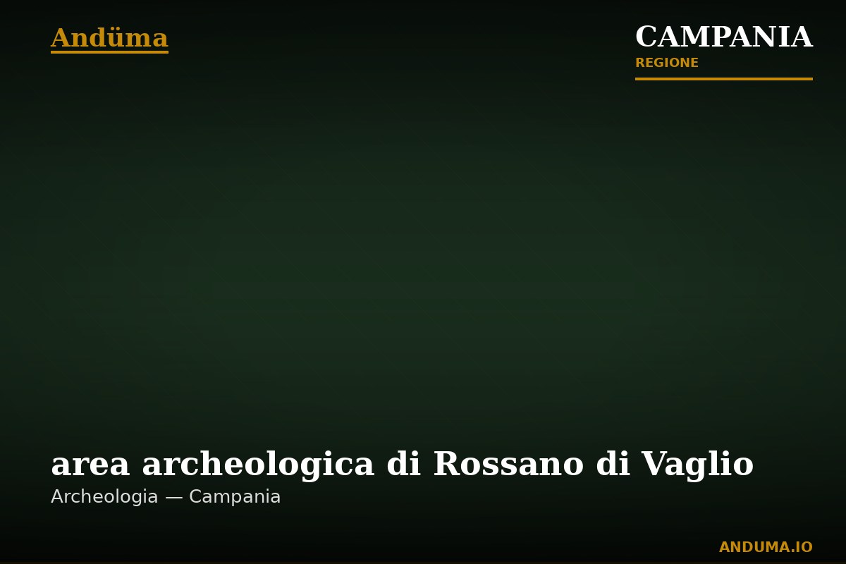 area archeologica di Rossano di Vaglio — Punto di interesse , Napoli
