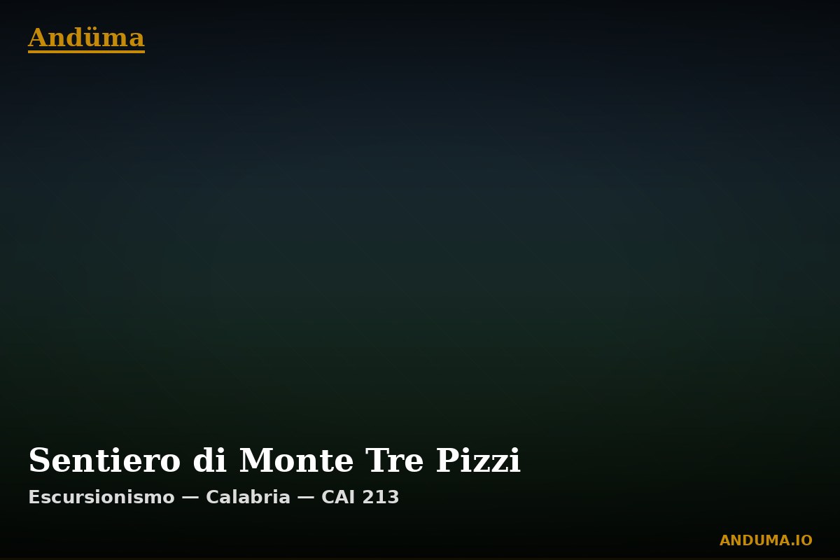 Sentiero di Monte Tre Pizzi — Punto di interesse , Piedmont
