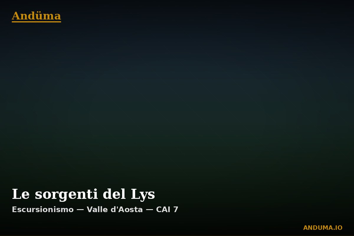 Le sorgenti del Lys — Punto di interesse , Piedmont