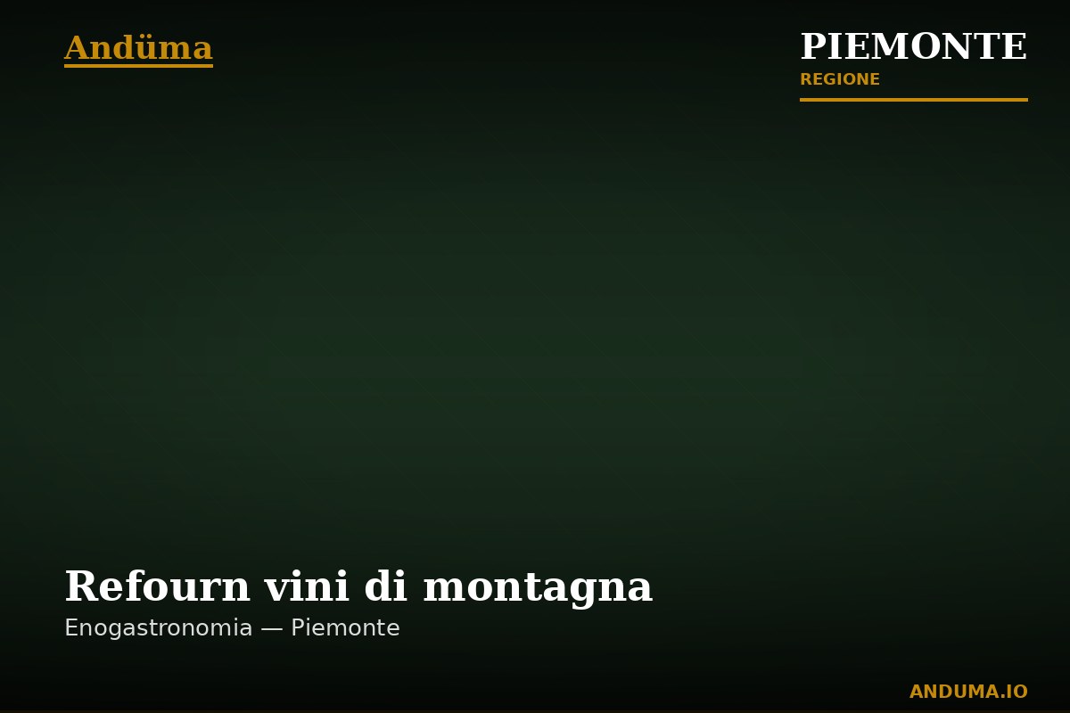 Refourn vini di montagna