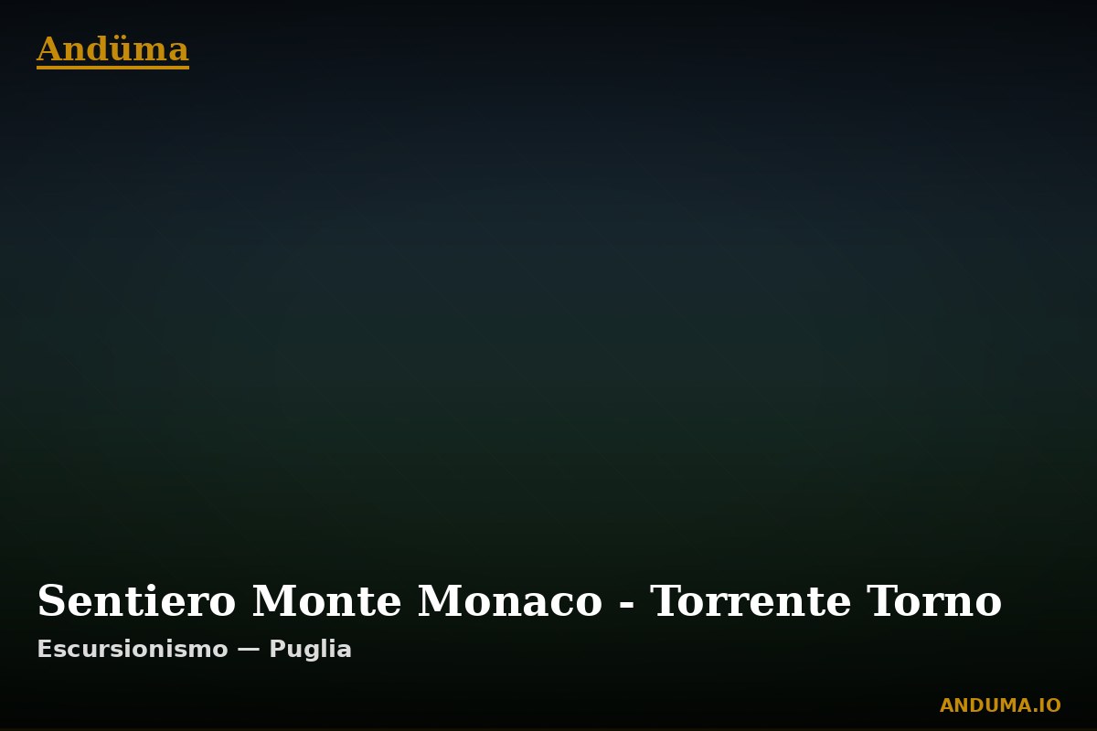 Sentiero Monte Monaco - Torrente Torno — Punto di interesse , Piedmont