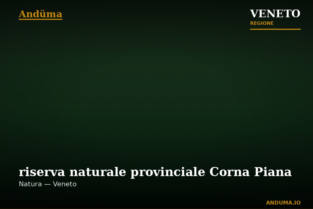riserva naturale provinciale Corna Piana — Punto di interesse , Venezia