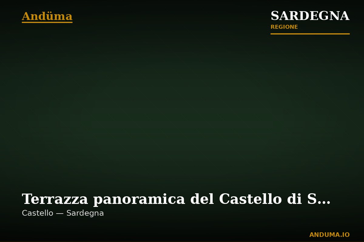 Explore Terrazza panoramica del Castello di Serravalle (Bosa)