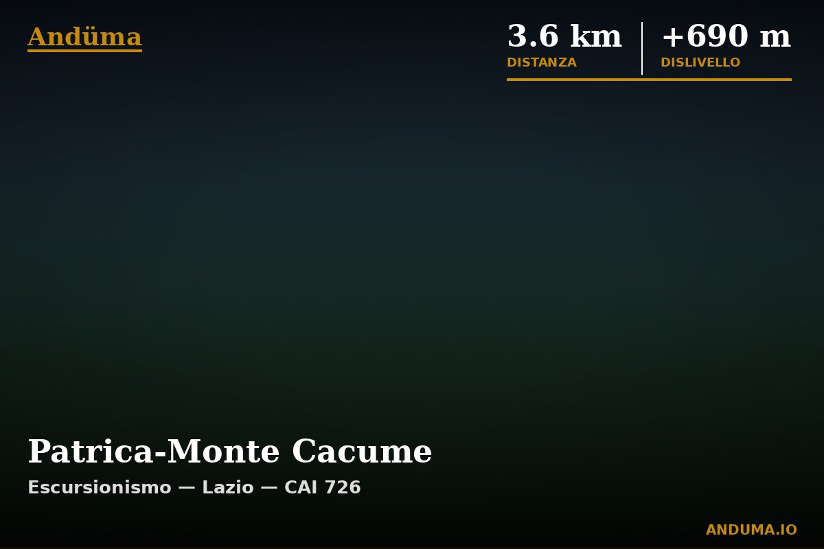 Patrica-Monte Cacume — Punto di interesse , Piedmont