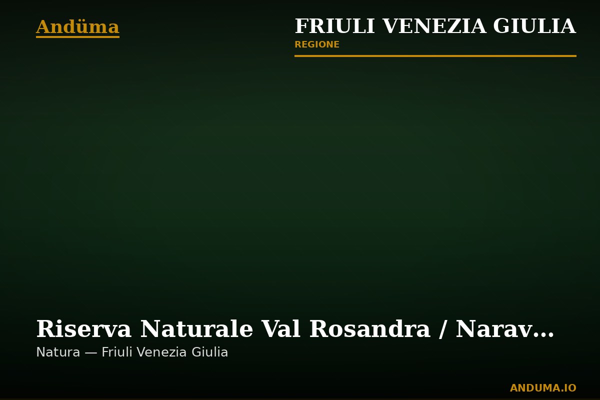 Riserva Naturale Val Rosandra / Naravni rezervat Dolina Glinščice — Punto di interesse a Trieste, Trieste