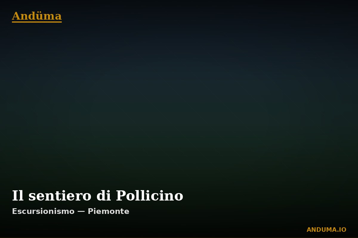 Il sentiero di Pollicino — Sentiero a Oulx, Torino