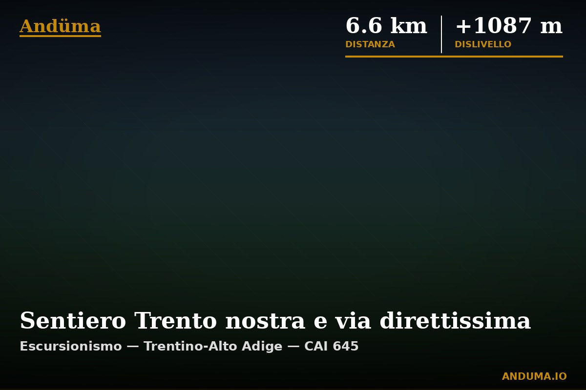 Sentiero Trento nostra e via direttissima — Punto di interesse , Piedmont