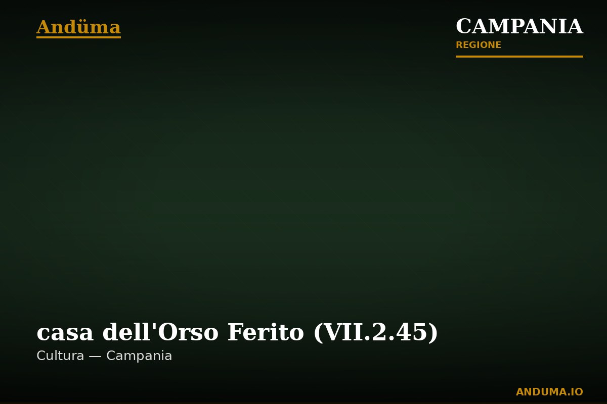 casa dell'Orso Ferito (VII.2.45) — Punto di interesse , Napoli