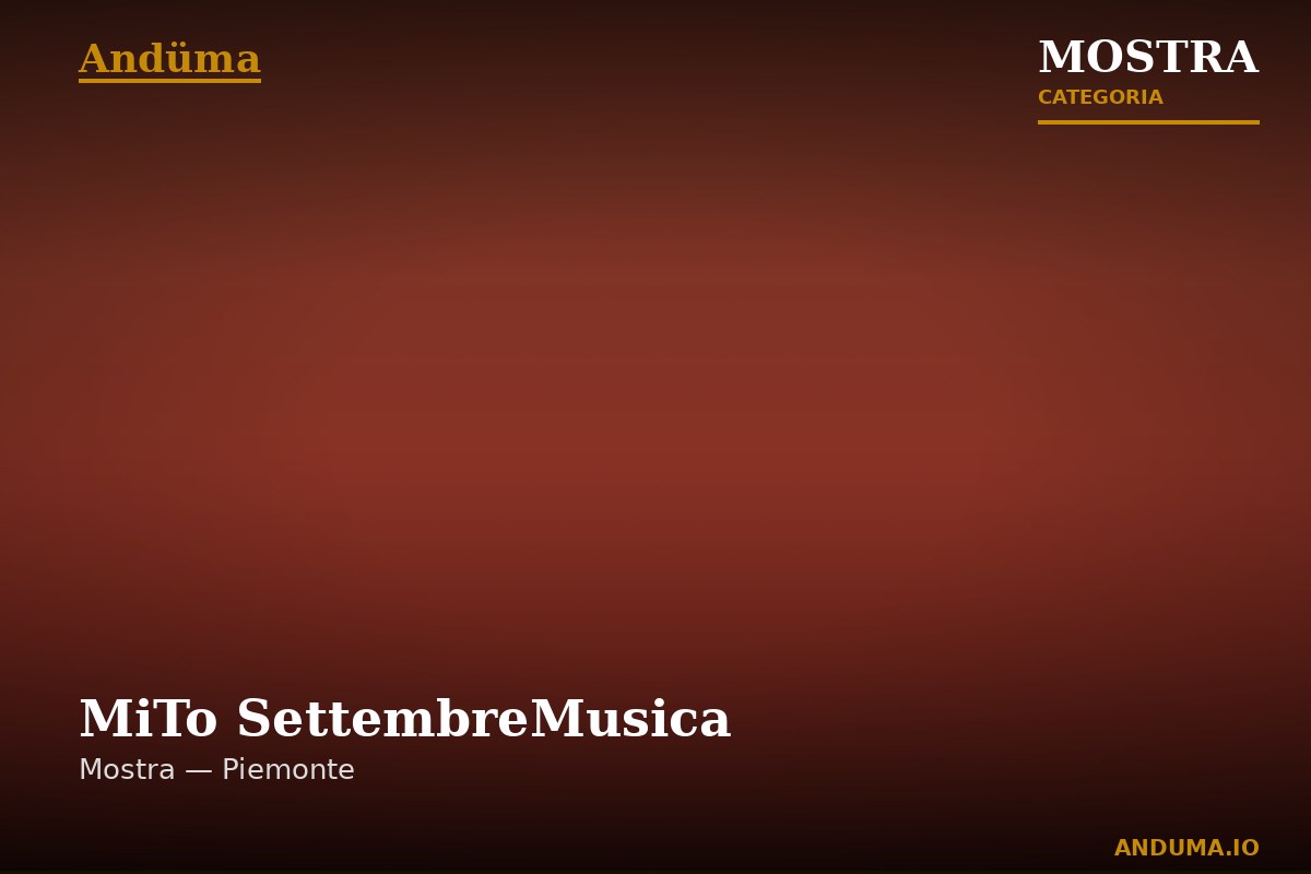 MiTo SettembreMusica — Evento , Torino