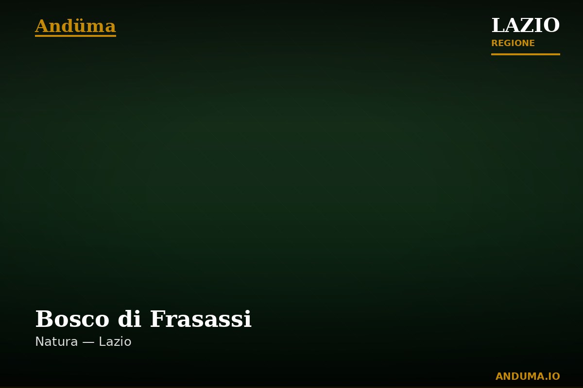 Bosco di Frasassi — Punto di interesse , Roma