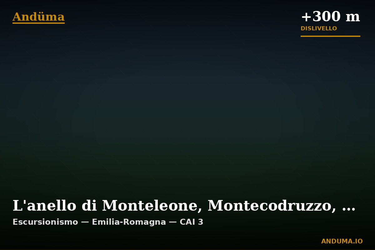 L'anello di Monteleone, Montecodruzzo, Ciolaraldi — Punto di interesse , Piedmont