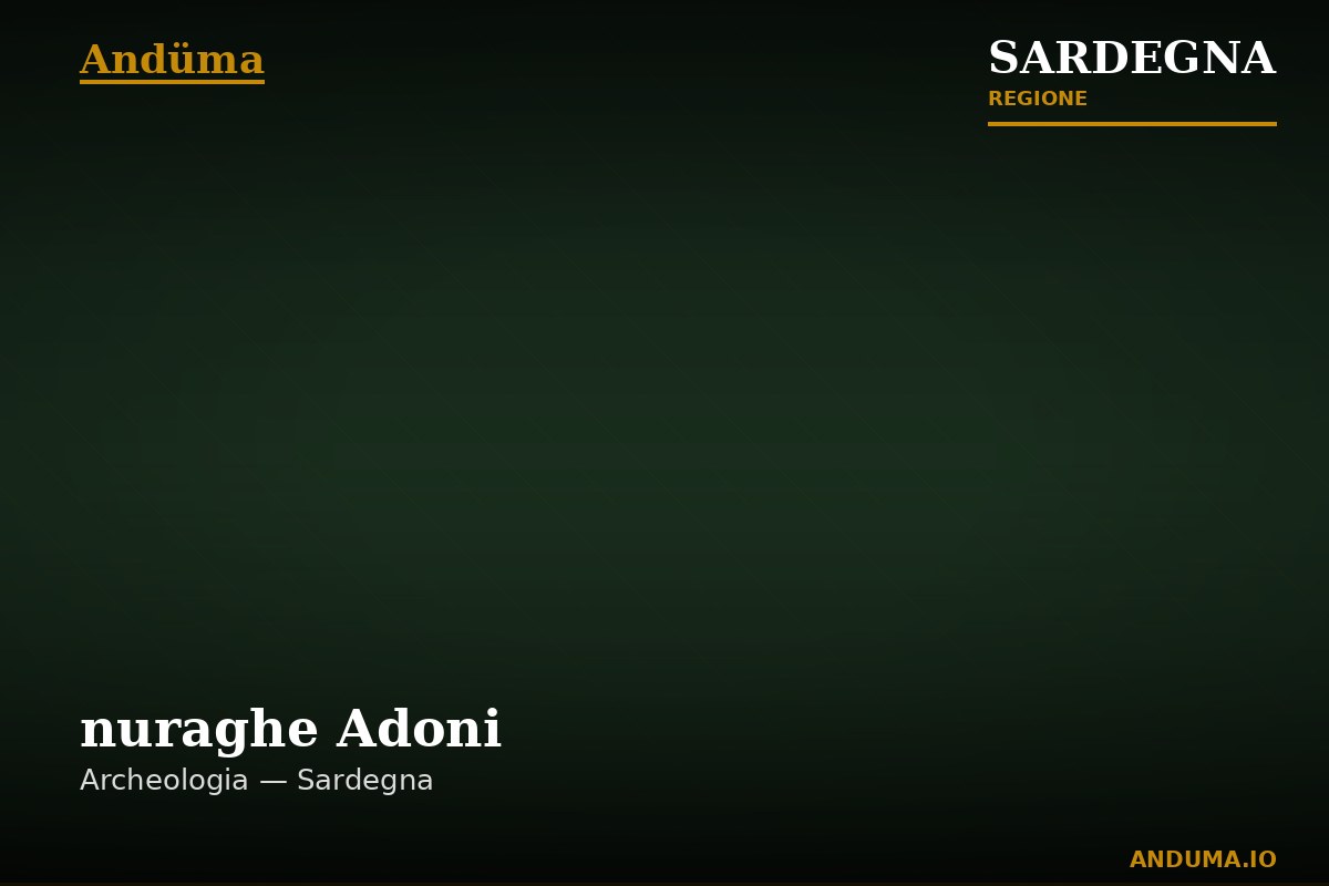 nuraghe Adoni — Punto di interesse , Cagliari