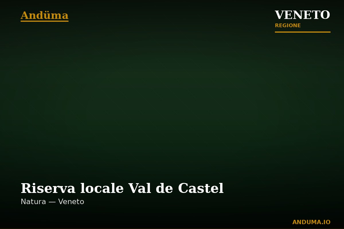 Riserva locale Val de Castel — Punto di interesse , Venezia