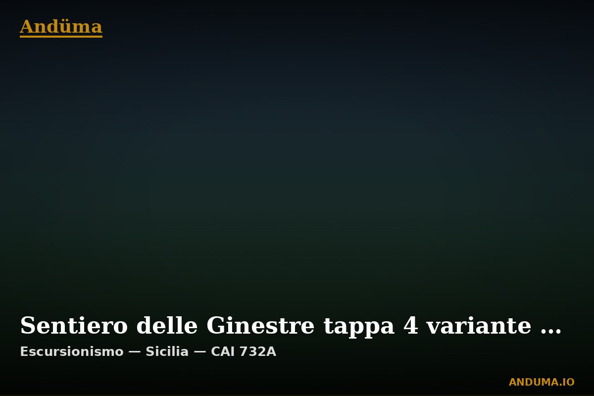 Sentiero delle Ginestre tappa 4 variante Linguaglossa — Punto di interesse , Piedmont