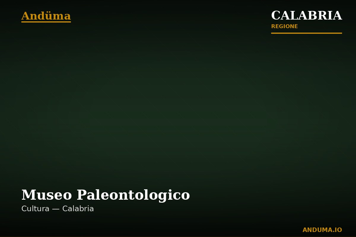 Museo Paleontologico — Punto di interesse a Tropea, Vibo Valentia