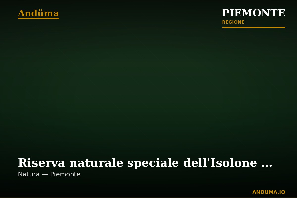 Scopri Riserva naturale speciale dell'Isolone di Oldenico