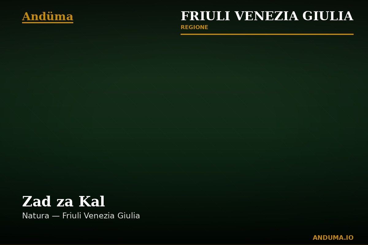 Zad za Kal — Punto di interesse a Trieste, Trieste