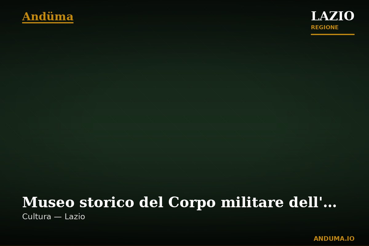 Museo storico del Corpo militare dell'ACISMOM — Punto di interesse , Roma