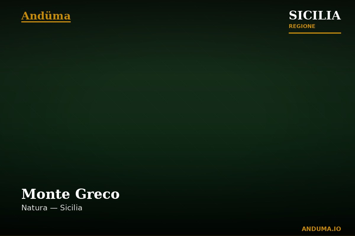 Monte Greco — Punto di interesse a Palermo, Palermo