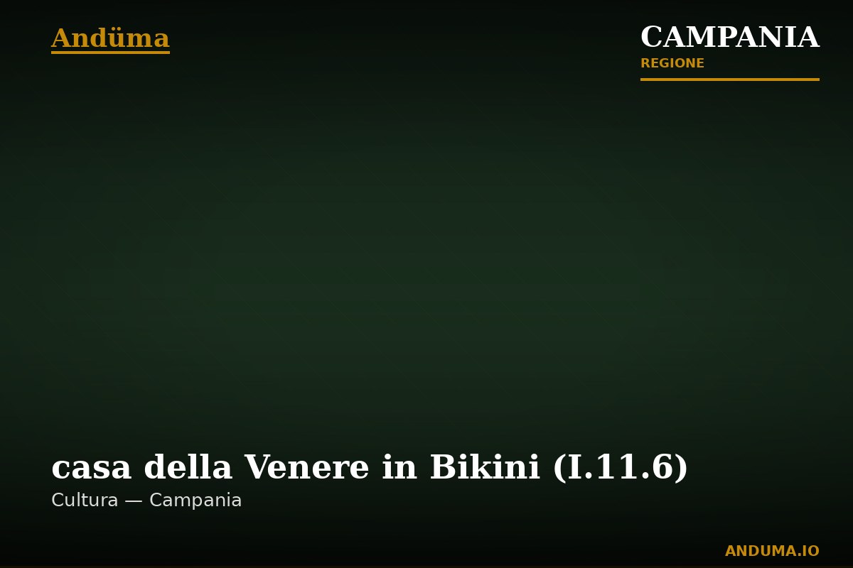 casa della Venere in Bikini (I.11.6) — Punto di interesse , Napoli