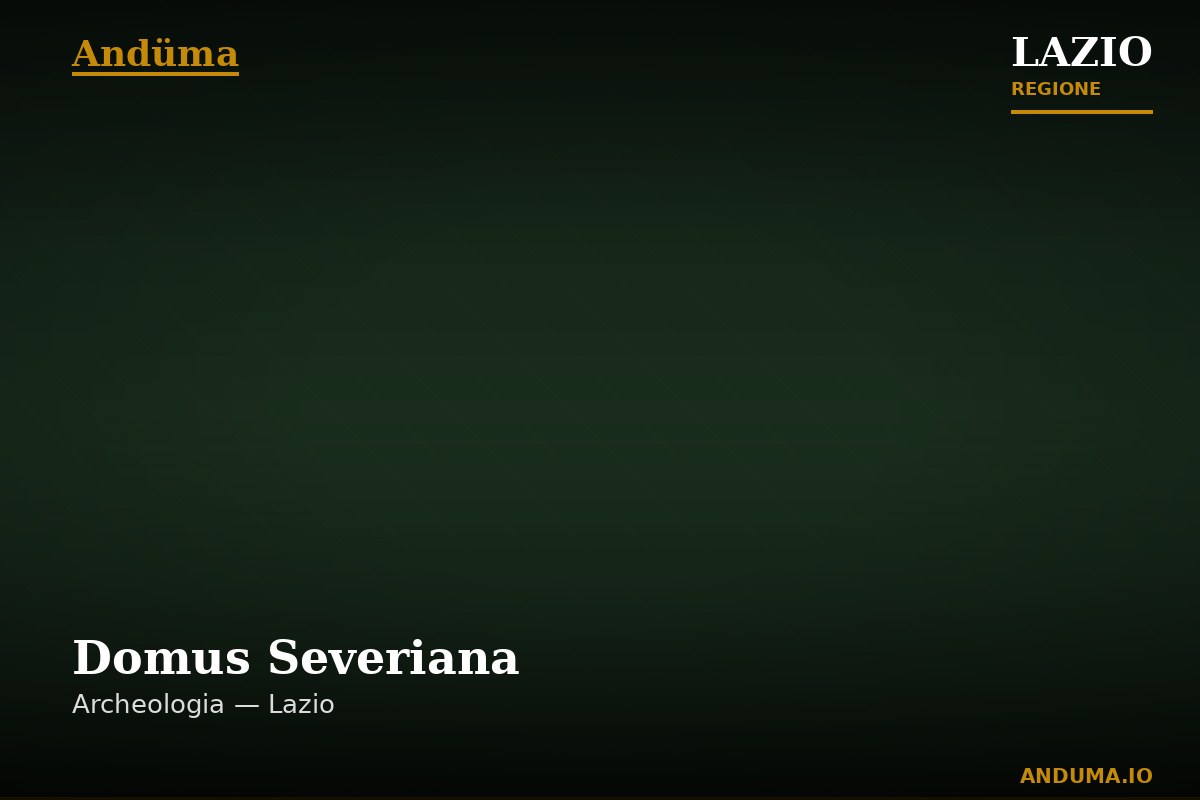 Domus Severiana — Punto di interesse , Roma