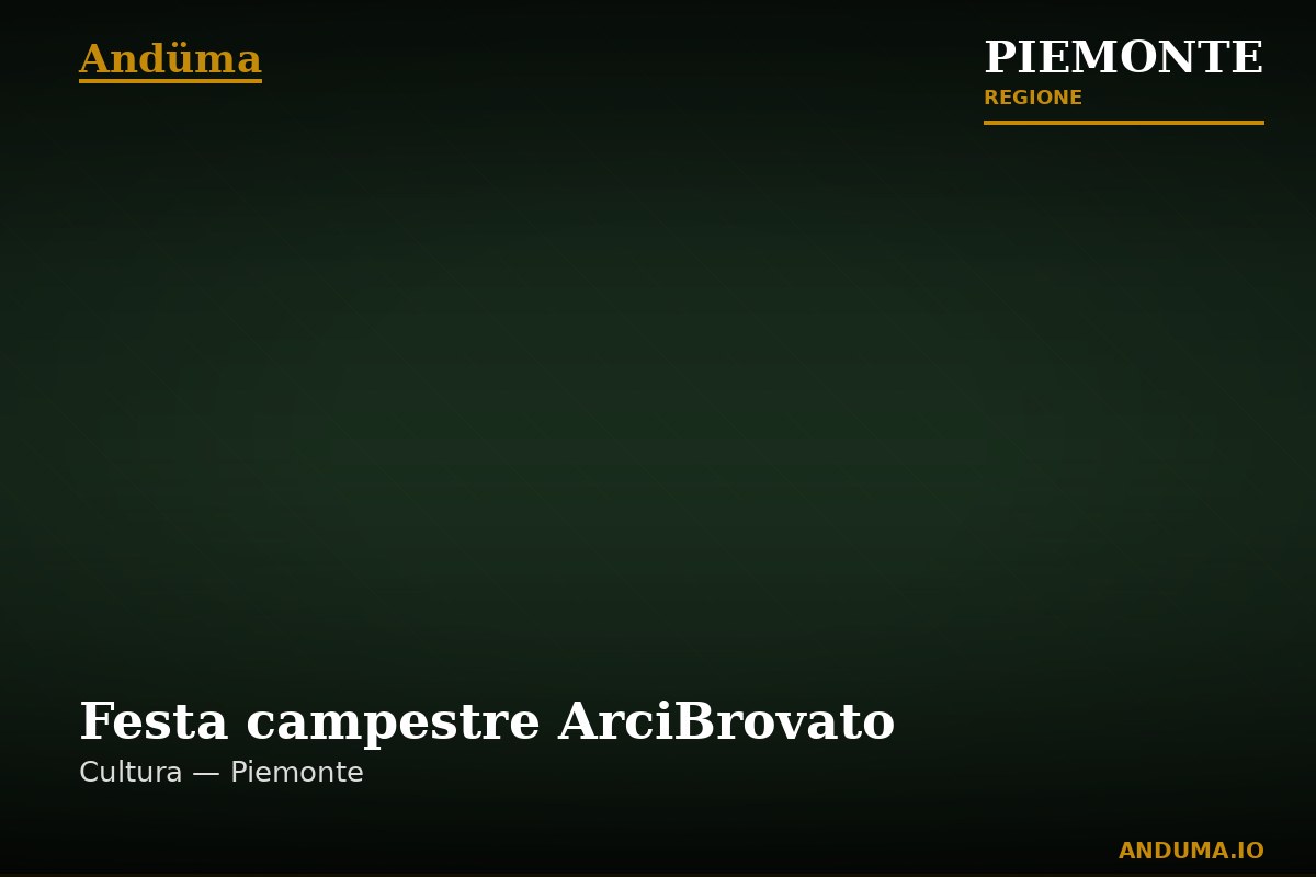 Festa campestre ArciBrovato