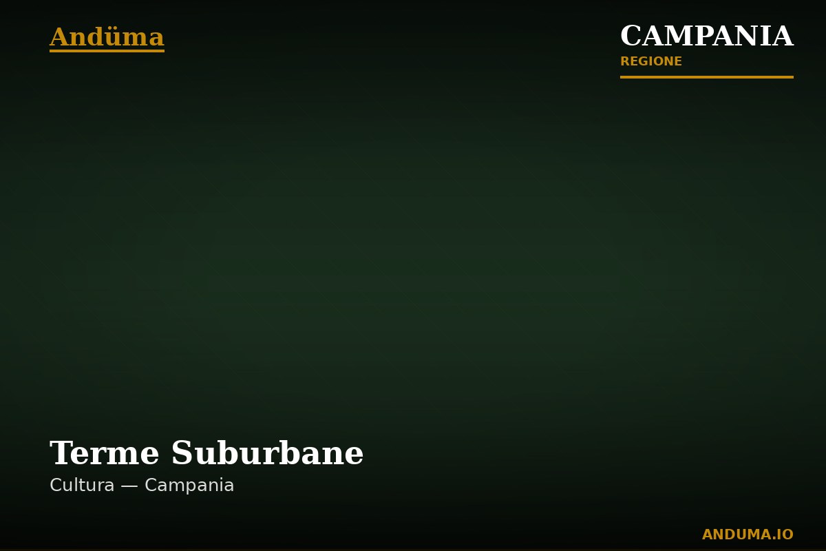 Terme Suburbane — Punto di interesse a Napoli, Napoli