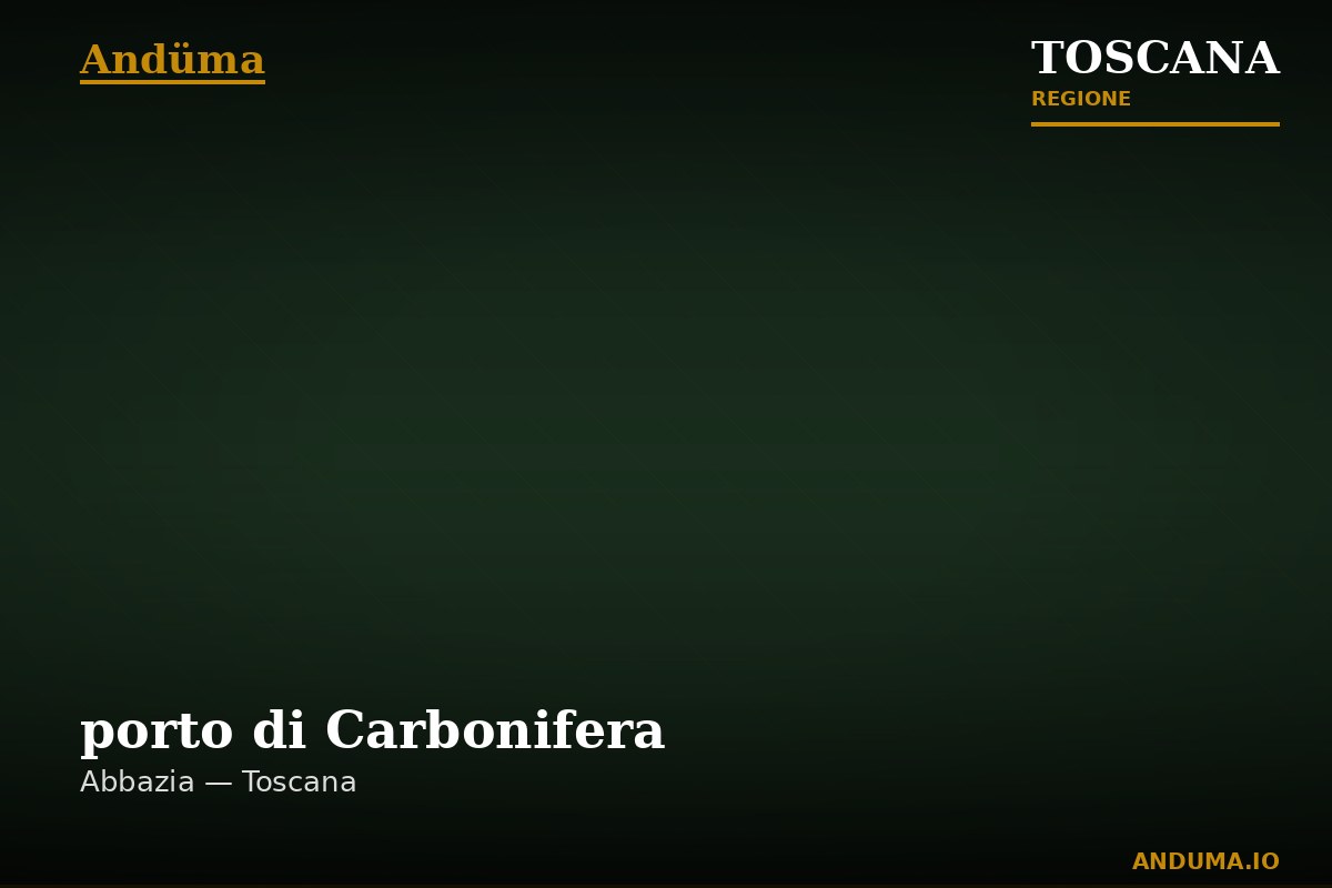 porto di Carbonifera — Punto di interesse , Firenze