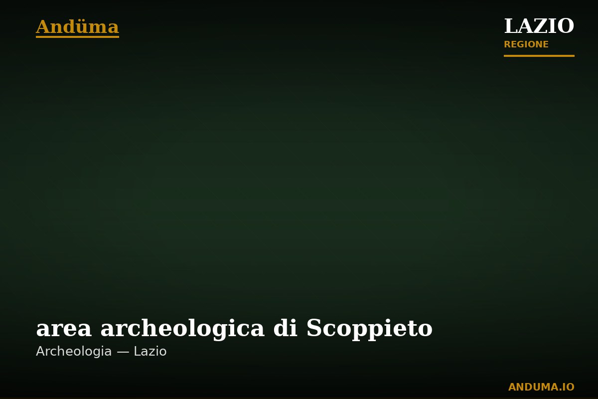 area archeologica di Scoppieto — Punto di interesse , Roma