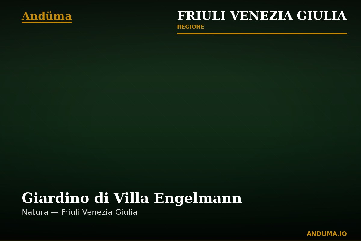 Giardino di Villa Engelmann — Punto di interesse a Trieste, Trieste