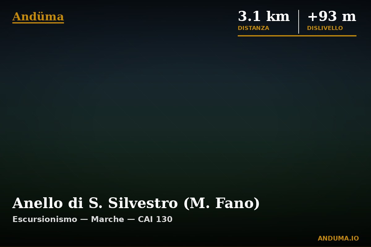 Anello di S. Silvestro (M. Fano) — Punto di interesse , Piedmont
