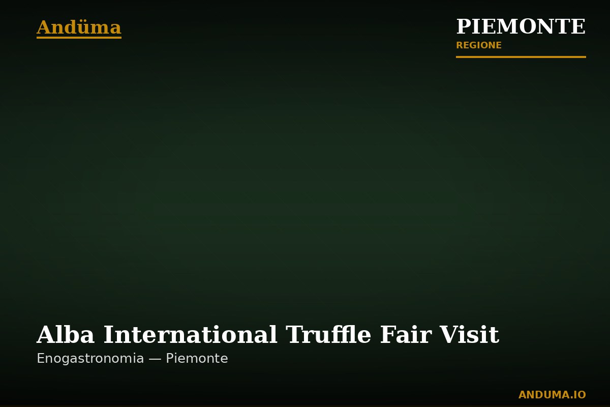 Alba International Truffle Fair Visit — Esperienza , Cuneo