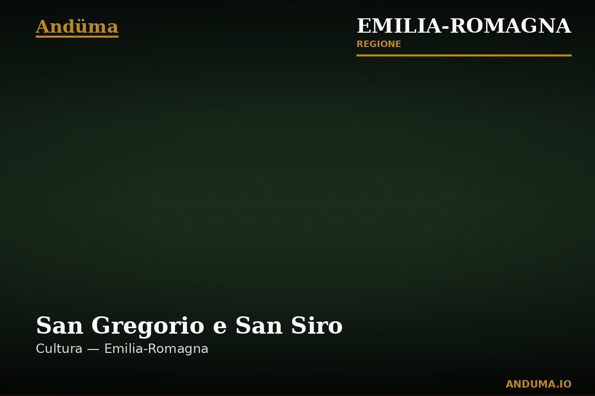 San Gregorio e San Siro — Punto di interesse a Bologna, Bologna