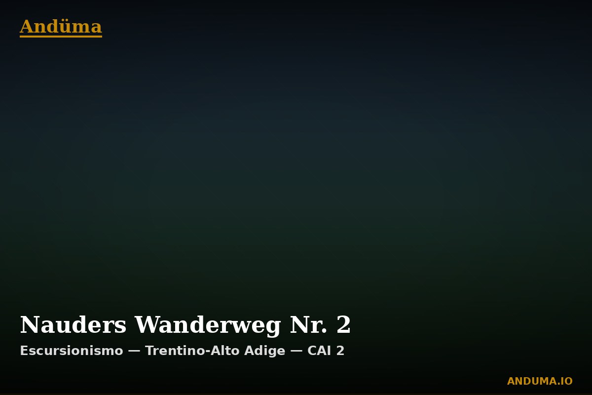 Nauders Wanderweg Nr. 2 — Punto di interesse , Piedmont